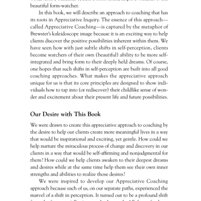 Sách Appreciative Coaching A Positive Process for Change (Jossey-Bass Business Management)