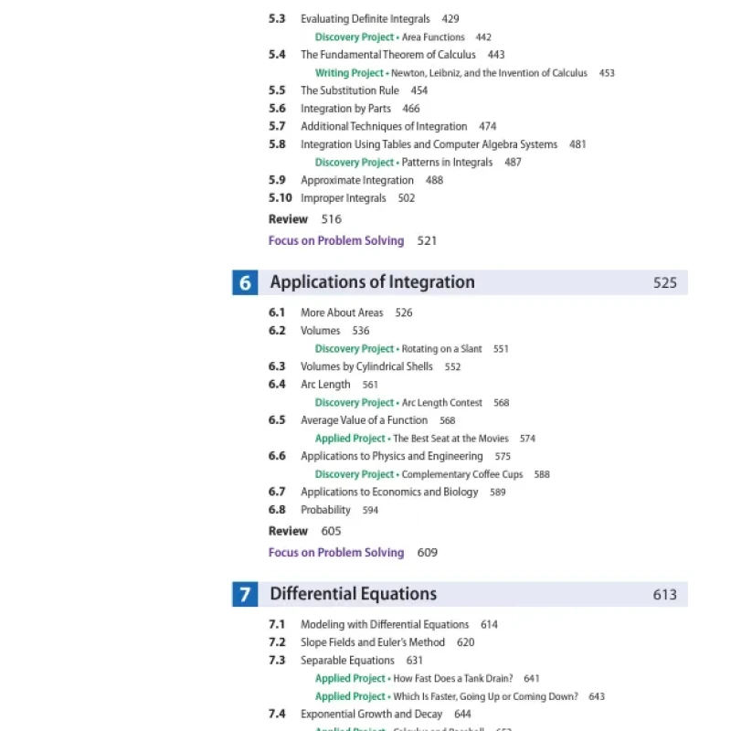Sách Calculus Concepts and Contexts - 5th Edition