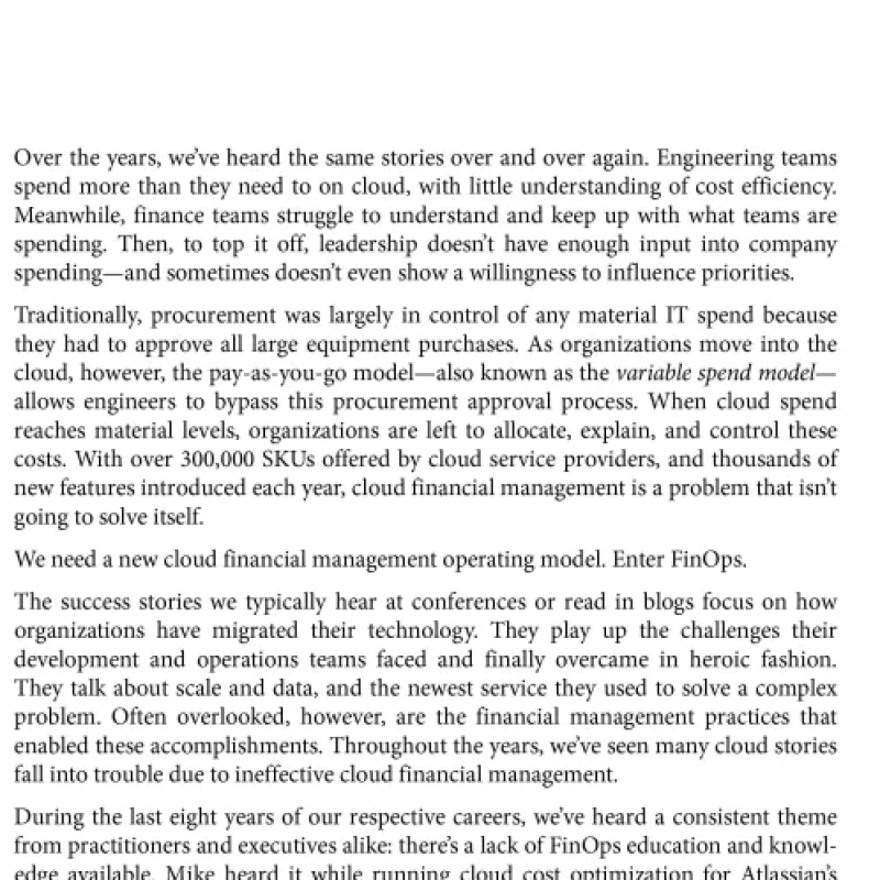 Sách Cloud FinOps Collaborative, Real-Time Cloud Financial Management