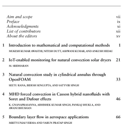 Sách Computational Fluid Flow and Heat Transfer Advances, Design, Control, and Applications
