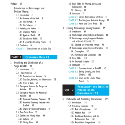 Sách Data Analysis and Decision Making - Textbook ONLY