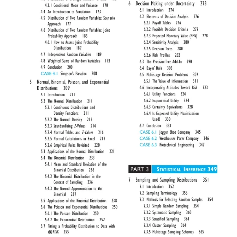 Sách Data Analysis and Decision Making - Textbook ONLY