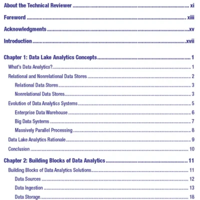 Sách Data Lake Analytics on Microsoft Azure