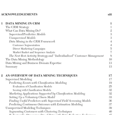Sách Data Mining Techniques in CRM Inside Customer Segmentation