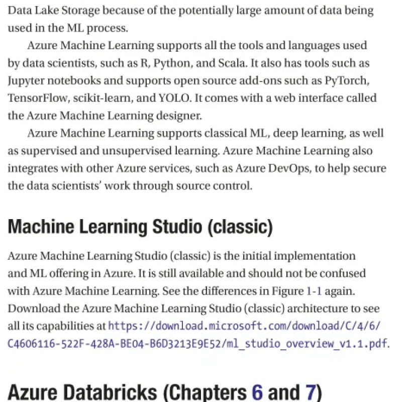 Sách Data Science Solutions on Azure Tools and Techniques Using Databricks and MLOps