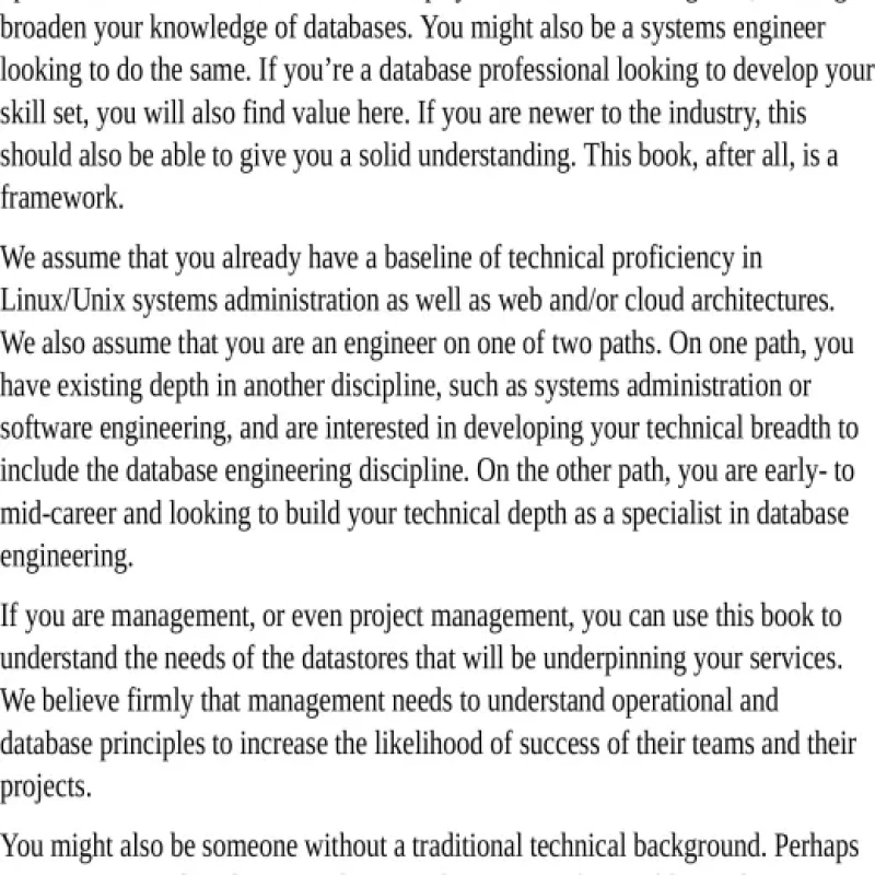 Sách Database ReliabDatabase Reliability Engineering
