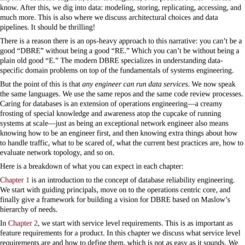 Sách Database ReliabDatabase Reliability Engineering