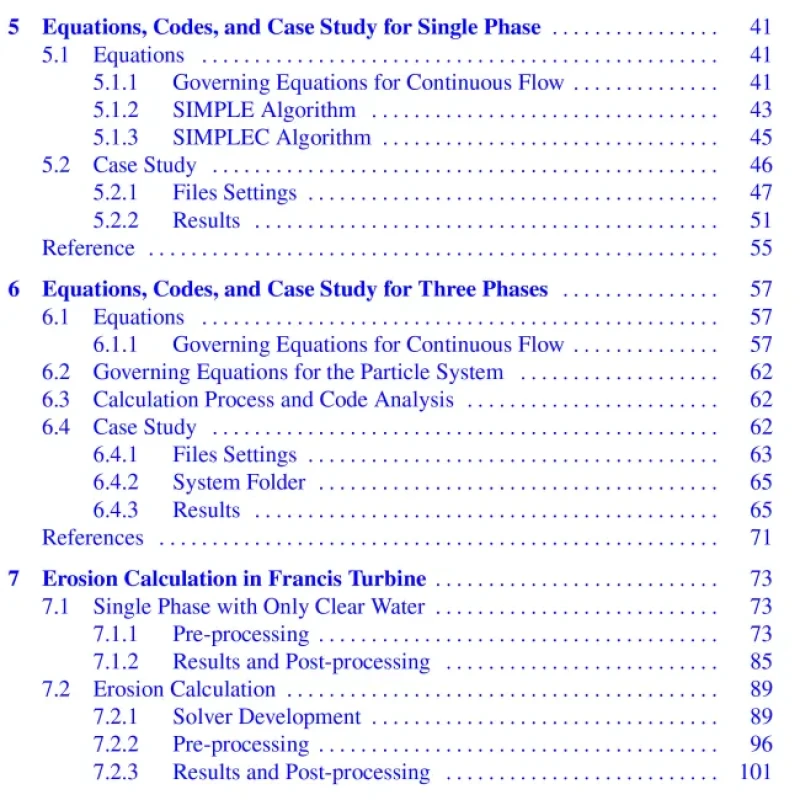 Sách Design of Francis Turbine and OpenFOAM Methods