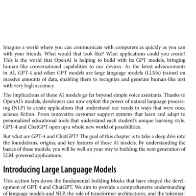 Sách Developing Apps with GPT-4 and ChatGPT Build Intelligent Chatbots, Content Generators, and More