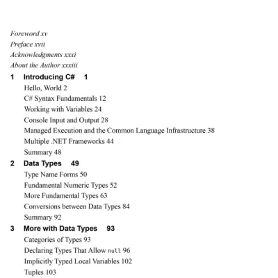 Sách Essential C# 12.0 8th Edition