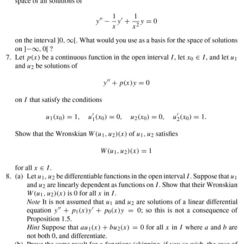Sách Essential Ordinary Differential Equations
