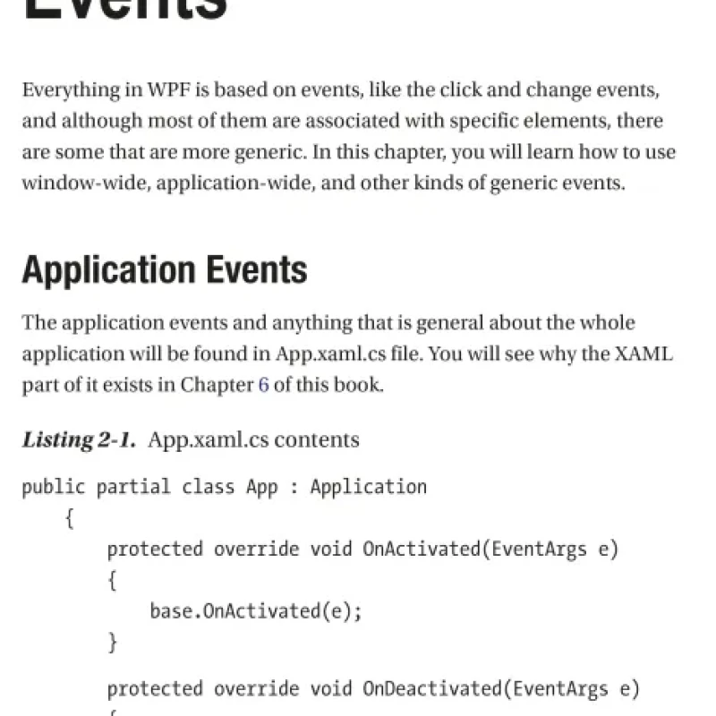 Sách Exploring Windows Presentation Foundation With Practical Applications in .NET 5