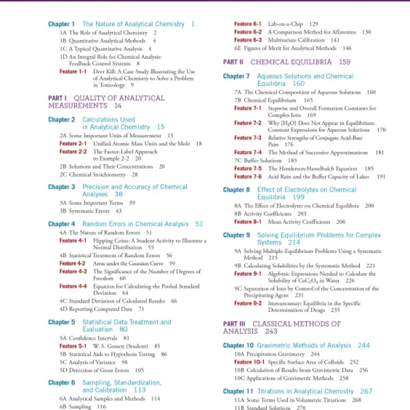 Sách Fundamentals of Analytical Chemistry, 10th Edition