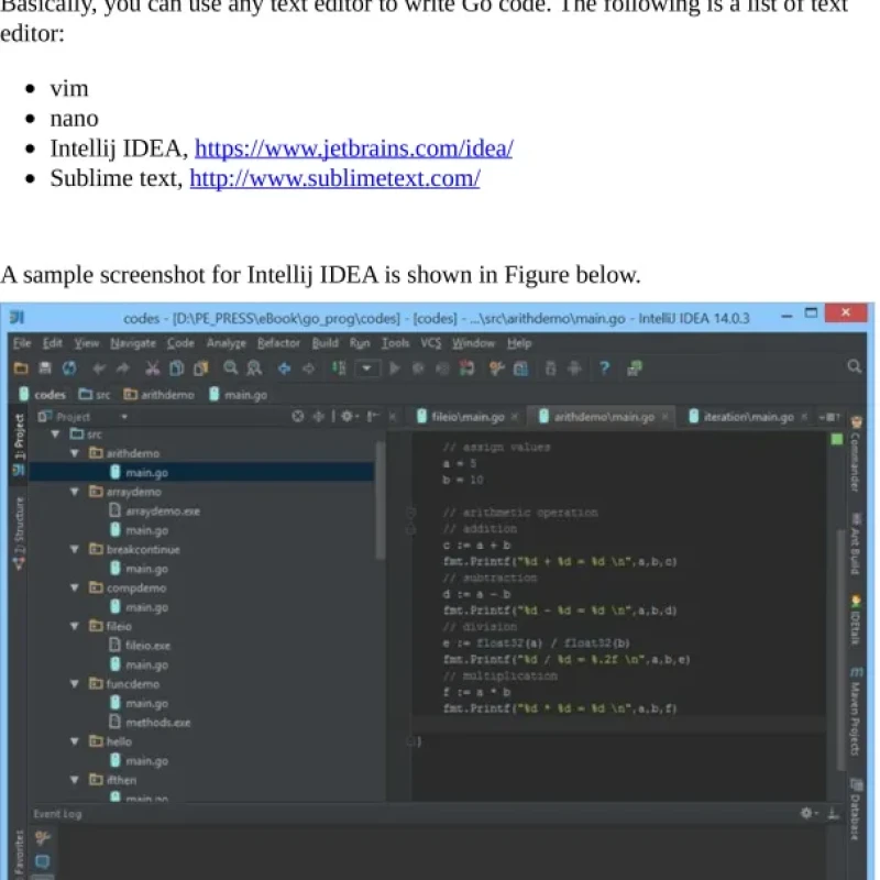 Sách Go Programming by Example