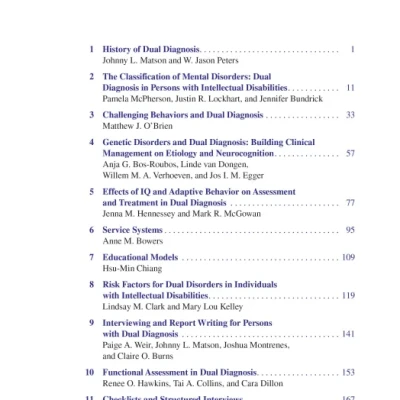 Sách Handbook of Dual Diagnosis Assessment and Treatment in Persons with Intellectual Disorders