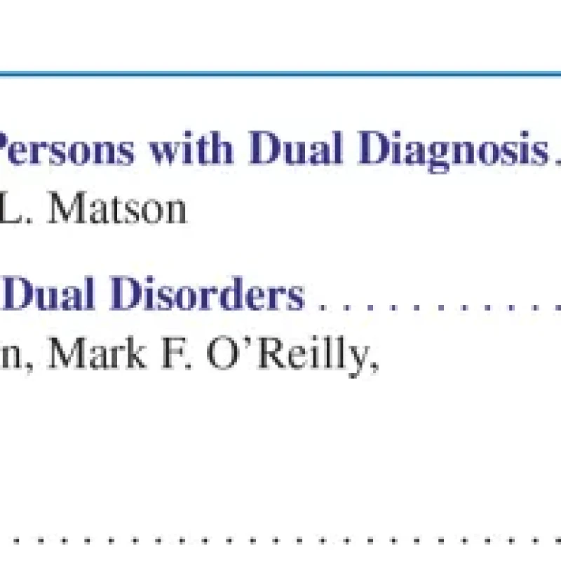 Sách Handbook of Dual Diagnosis Assessment and Treatment in Persons with Intellectual Disorders