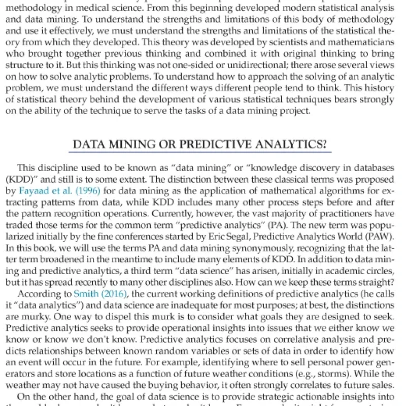 Sách Handbook of Statistical Analysis and Data Mining Applications