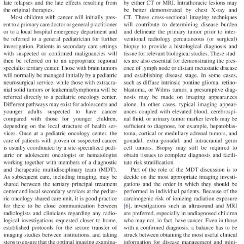 Sách Imaging in Pediatric Oncology