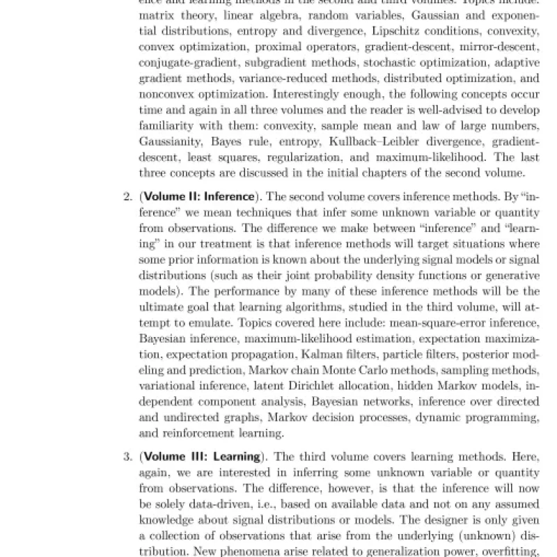Sách Inference and Learning from Data Volume 3 Learning