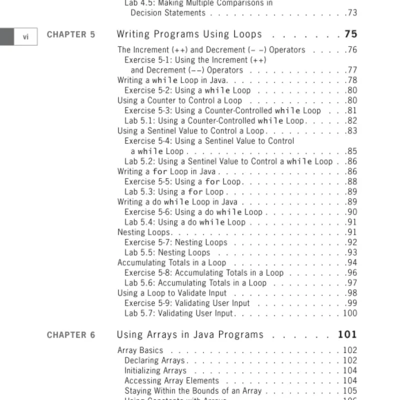 Sách Java Programs to Accompany Programming Logic and Design 7th Edition