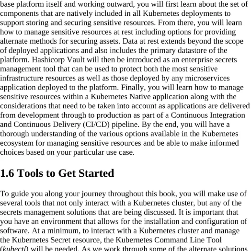 Sách Kubernetes Secrets Management