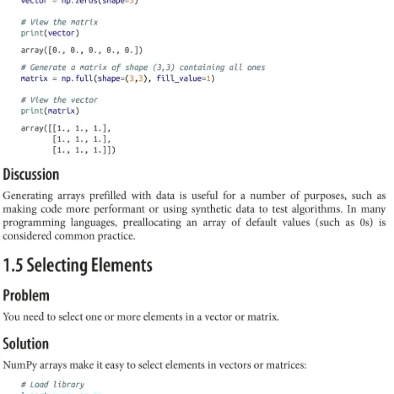 Sách Machine Learning with Python Cookbook Practical Solutions from Preprocessing to Deep Learning (Bản mới)