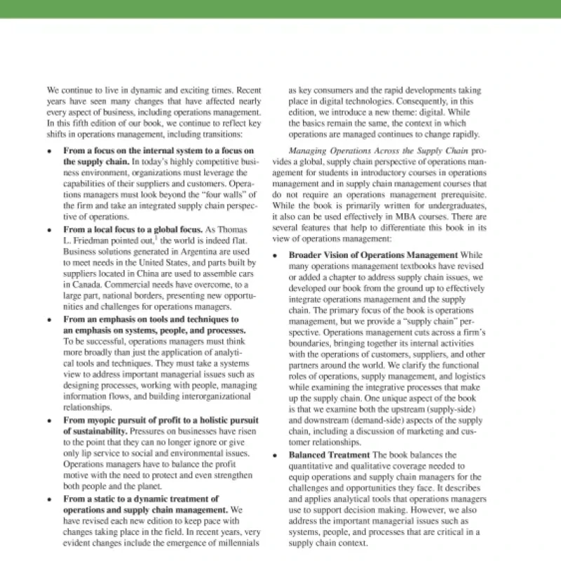 Sách Managing Operations Across the Supply Chain, Fifth Edition