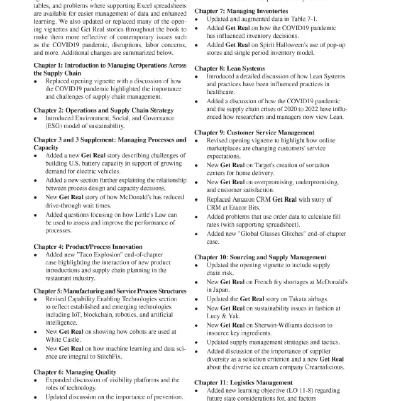 Sách Managing Operations Across the Supply Chain, Fifth Edition