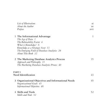 Sách Marketing Database Analytics Transforming Data for Competitive Advantage