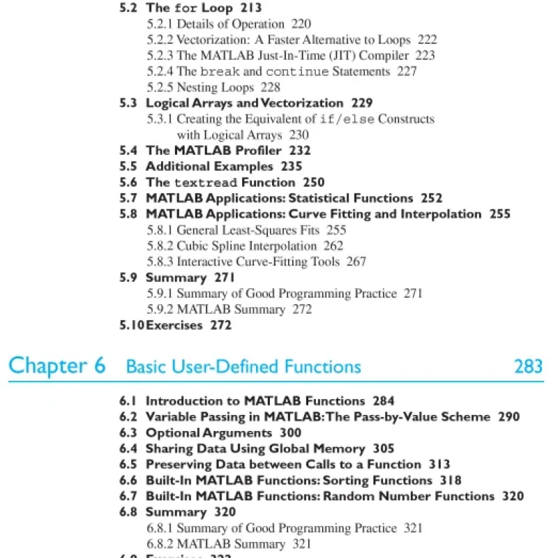 Sách MATLAB Programming for Engineers