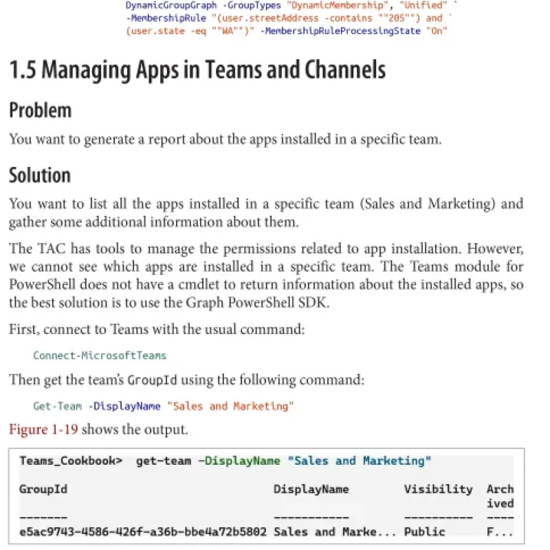 Sách Microsoft Teams Administration Cookbook Quick Solutions for Administrators in the Modern Workplace