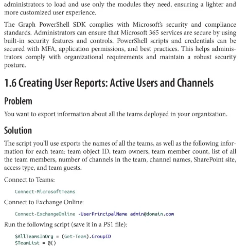 Sách Microsoft Teams Administration Cookbook Quick Solutions for Administrators in the Modern Workplace