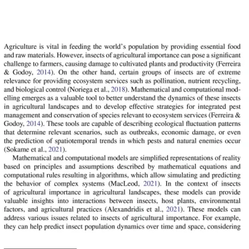 Sách Modelling Insect Populations in Agricultural Landscapes