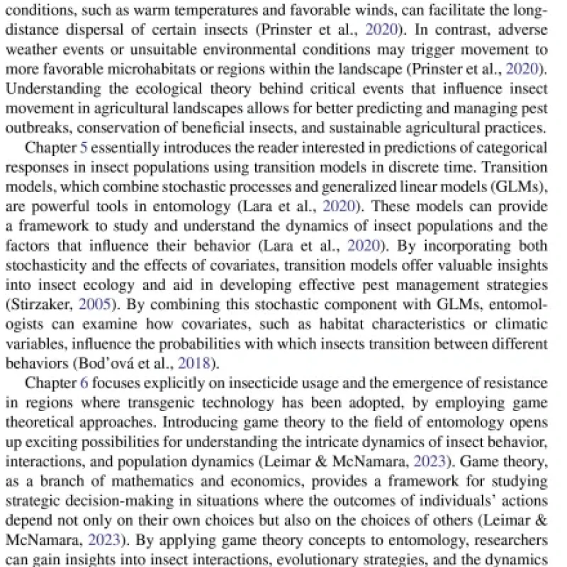 Sách Modelling Insect Populations in Agricultural Landscapes