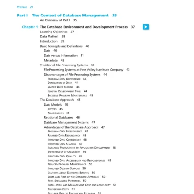 Sách Modern Database Management, 13th Edition, Global Edition