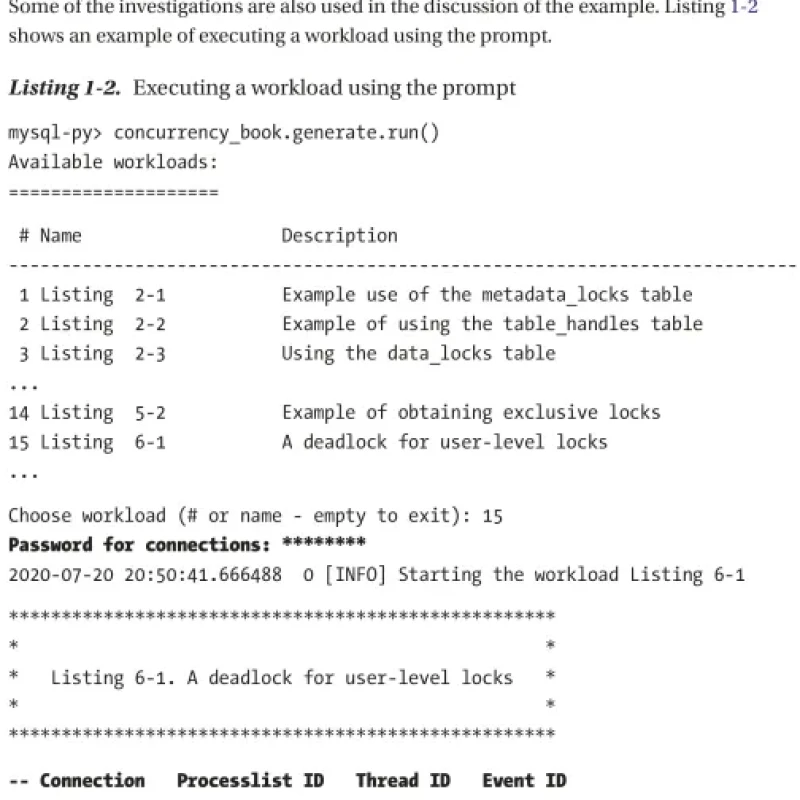 Sách MySQL Concurrency Locking and Transactions for MySQL Developers and DBAs
