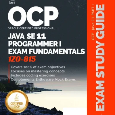 Sách OCP Oracle Certified Professional Java SE 11 Programmer I Exam Fundamentals 1Z0-815