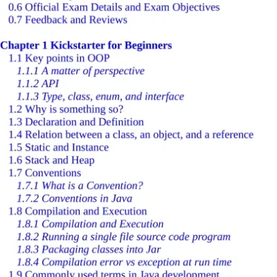 Sách OCP Oracle Certified Professional Java SE 11 Programmer I Exam Fundamentals 1Z0-815