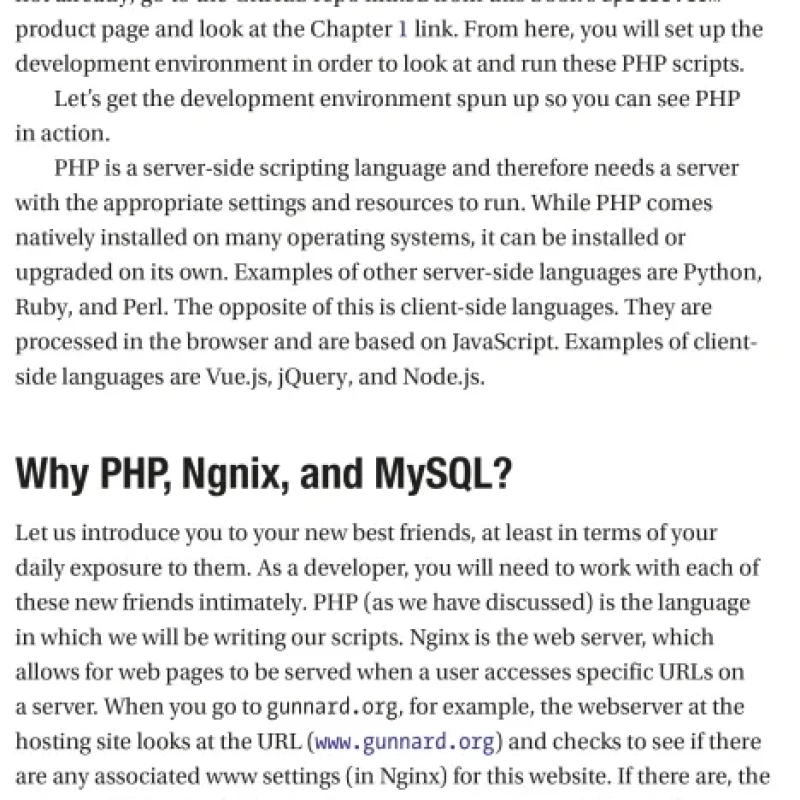 Sách PHP 8 Basics For Programming and Web Development