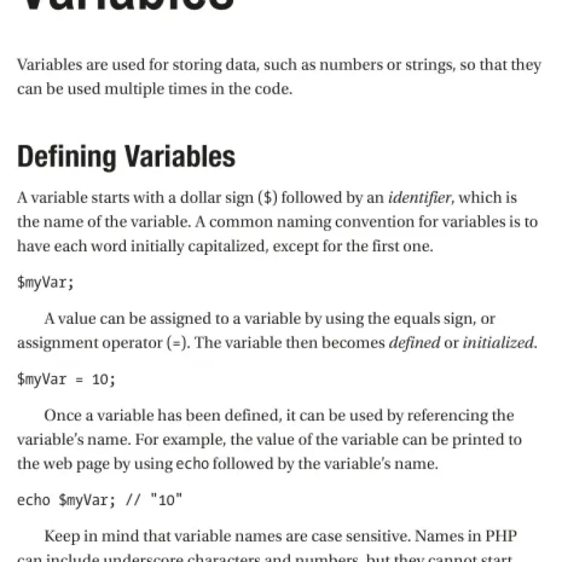 Sách PHP 8 Quick Scripting Reference A Pocket Guide to PHP Web Scripting