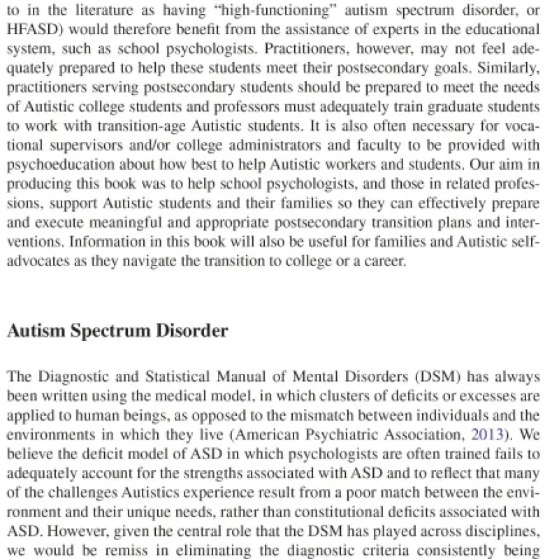Sách Postsecondary Transition for College- or Career-Bound Autistic Students