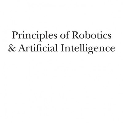 sách Principles of Robotics  Artificial Intelligence sách Principles of Robotics Artificial Intelligence