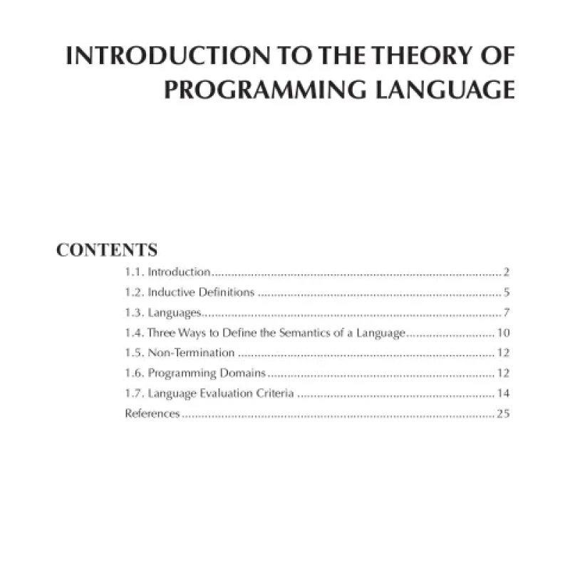 Sách Programming Language Theory