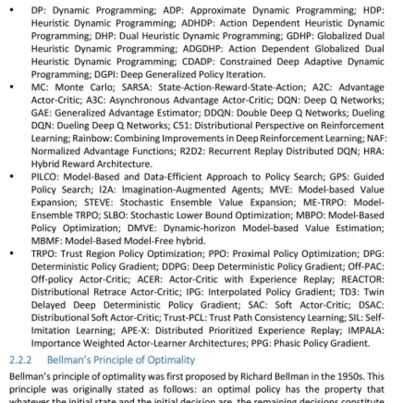 Sách Reinforcement Learning for Sequential Decision and Optimal Control