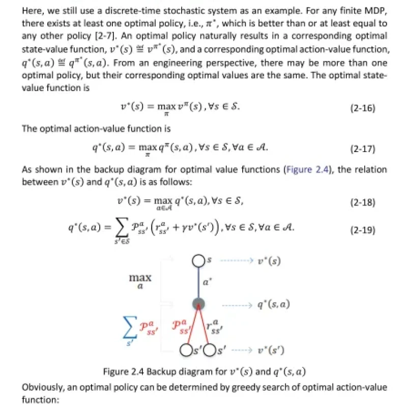 Sách Reinforcement Learning for Sequential Decision and Optimal Control