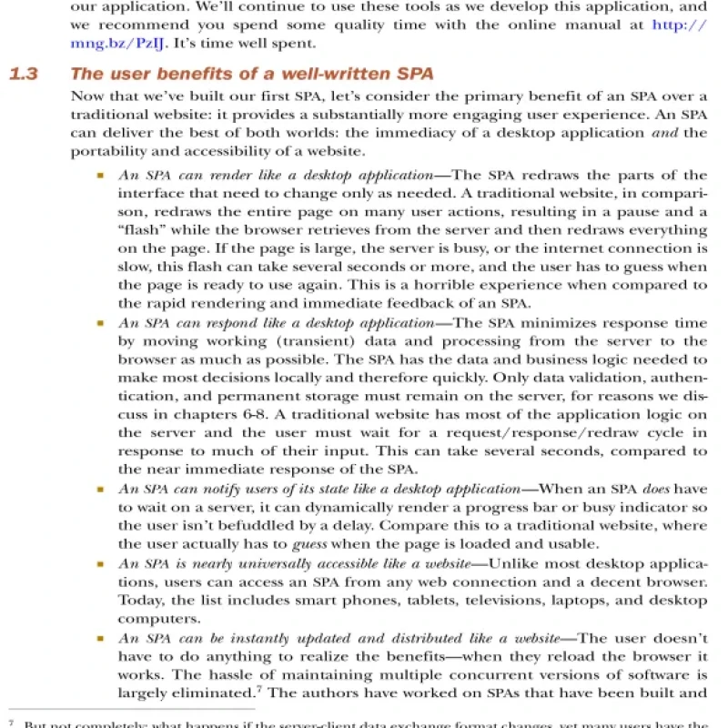 Sách Single page web applications