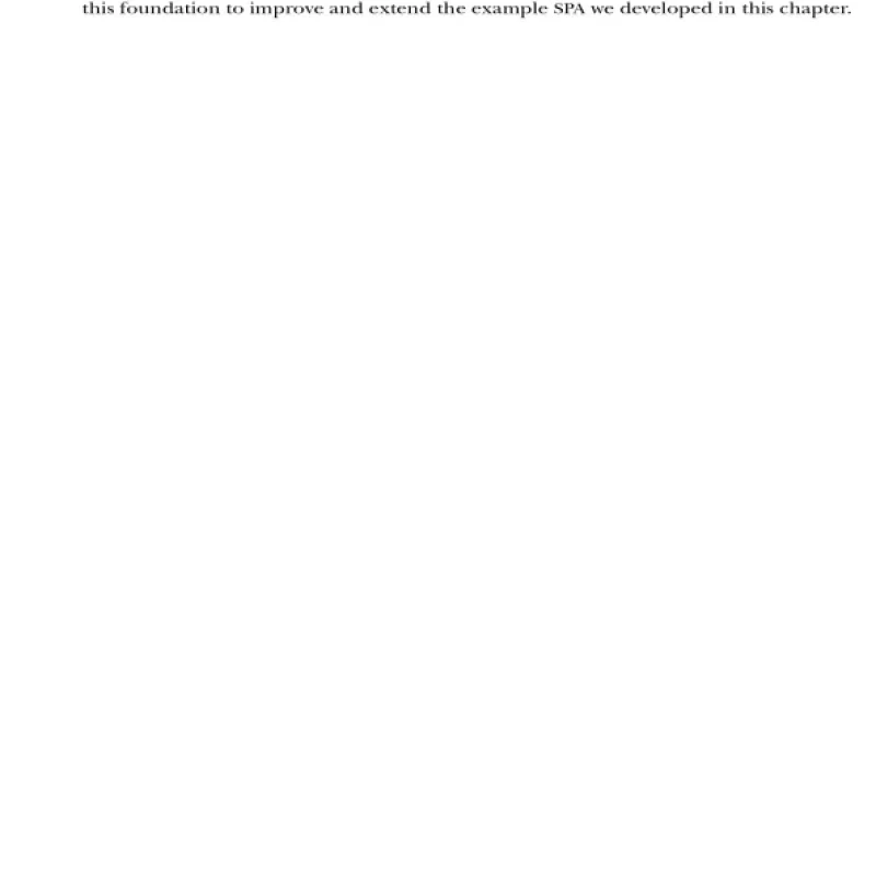 Sách Single page web applications