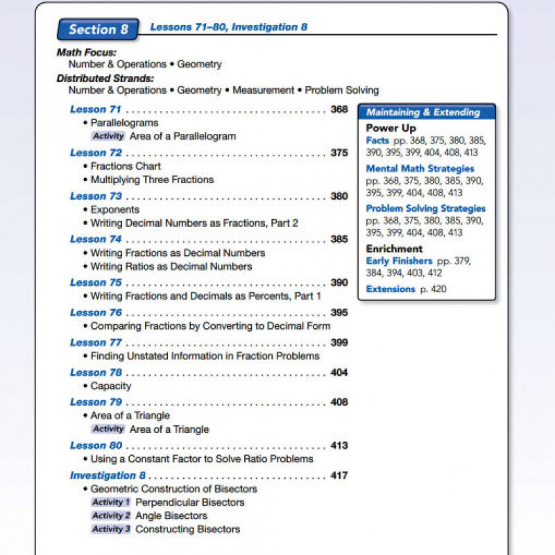 Sách Tiếng Anh SAXON MATH COURSE 1 ( Sách đen trắng)