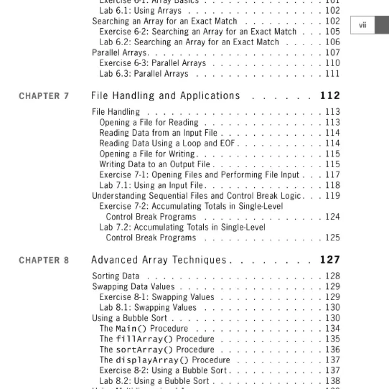 Sách Visual Basic Programs to Accompany Programming Logic and Design
