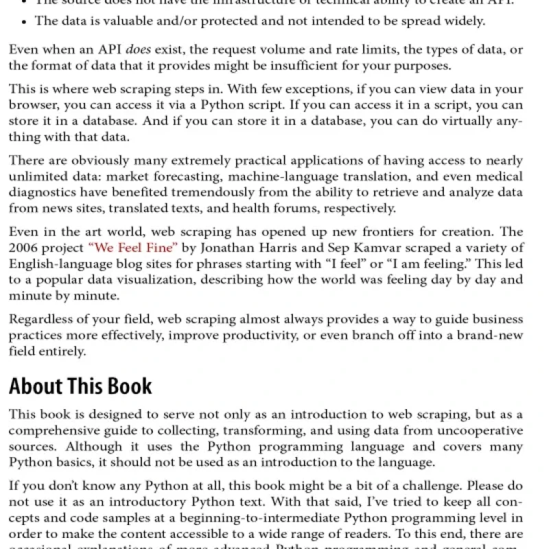 Sách Web Scraping with Python Collecting More Data from the Modern Web - ACB Bookstore